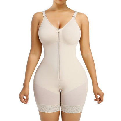 Tummy Control Butt Lifter Shaper – Zipper Crotch for Comfort and Confidence