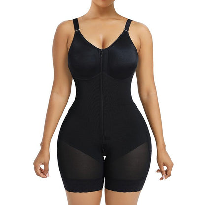 Tummy Control Butt Lifter Shaper – Zipper Crotch for Comfort and Confidence