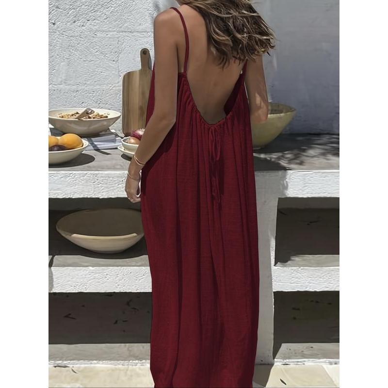 Sweet Home Backless Nightgown