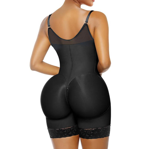 Tummy Control Butt Lifter Shaper – Zipper Crotch for Comfort and Confidence