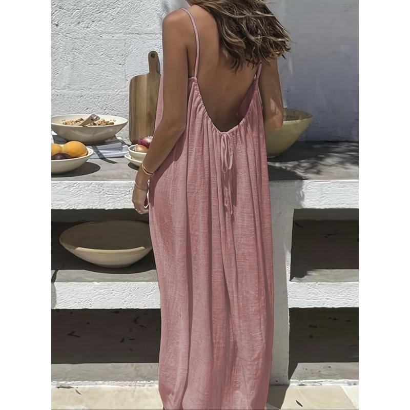 Sweet Home Backless Nightgown